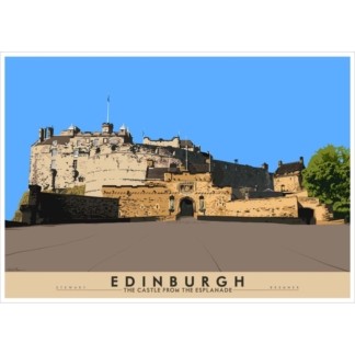 Image of Edinburgh: the Castle from Esplanade by Stewart Bremner